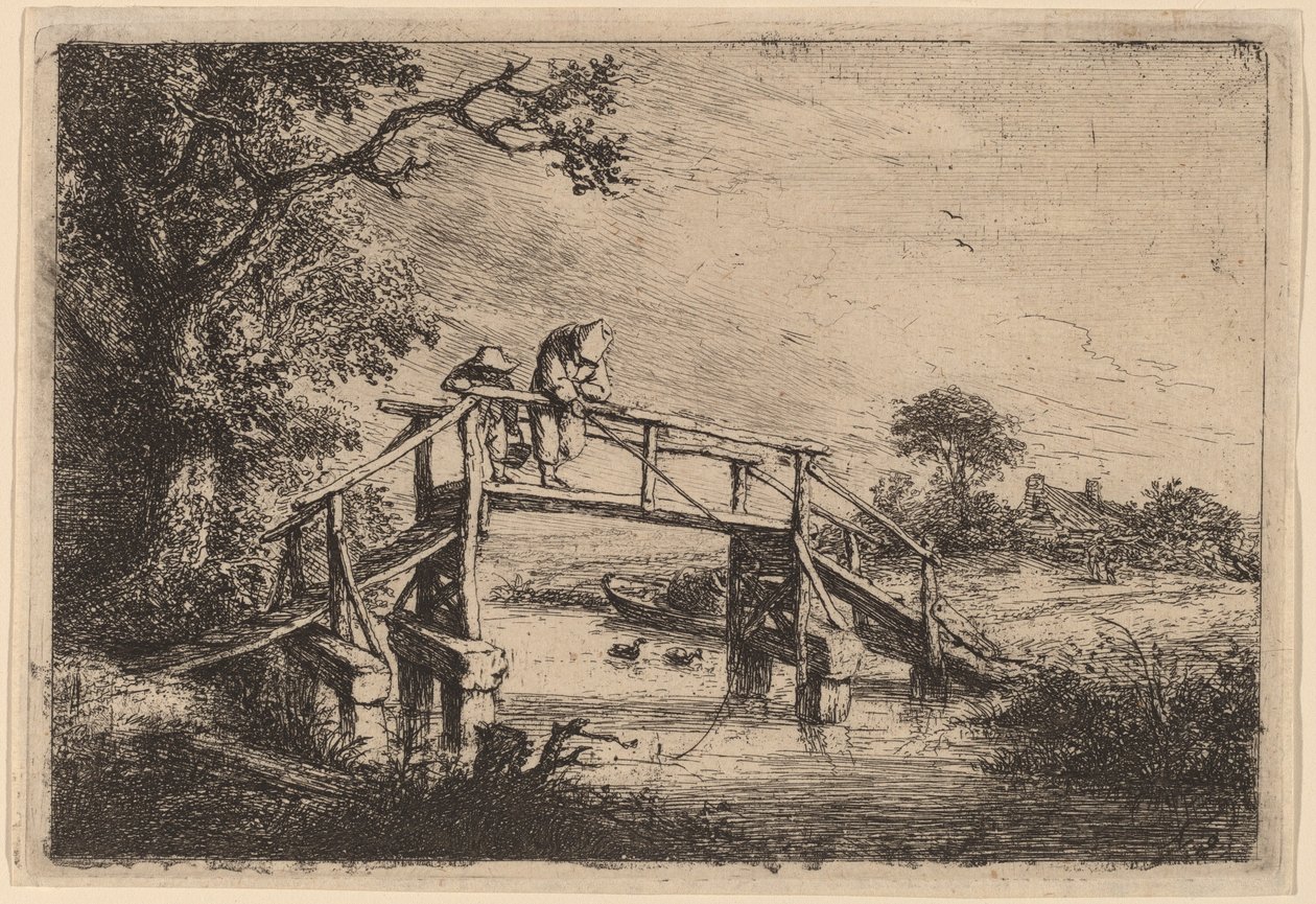 Kalastaja tekijältä Adriaen van Ostade