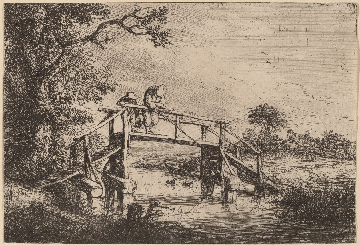 Kalastaja tekijältä Adriaen van Ostade