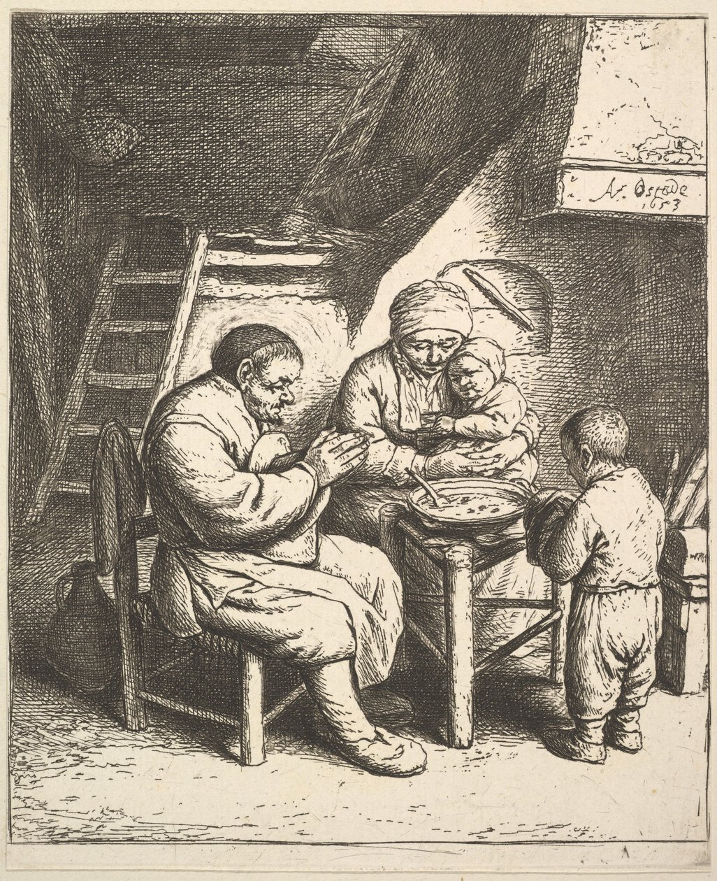 Siunaus tekijältä Adriaen van Ostade