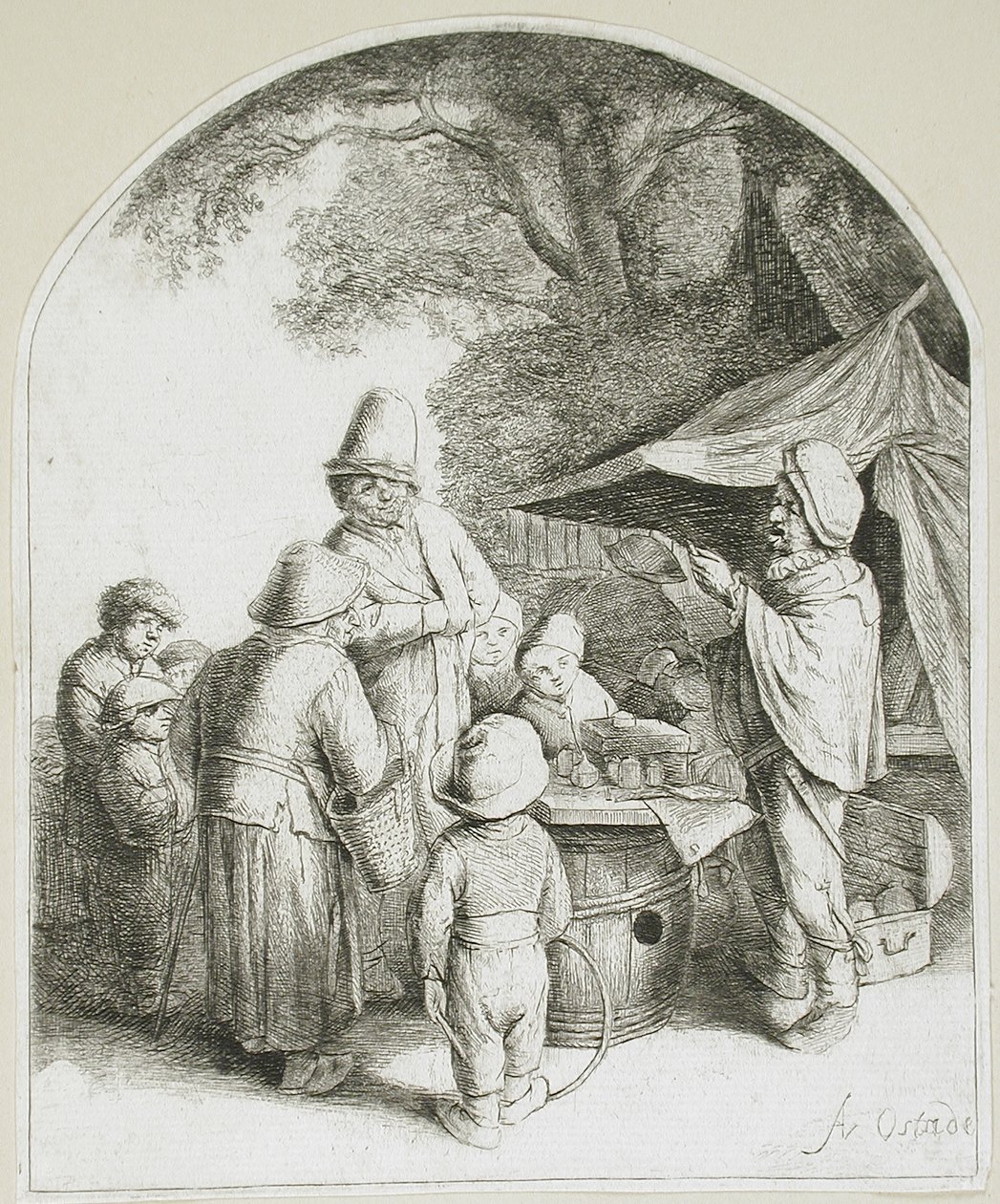 Huijari tekijältä Adriaen van Ostade
