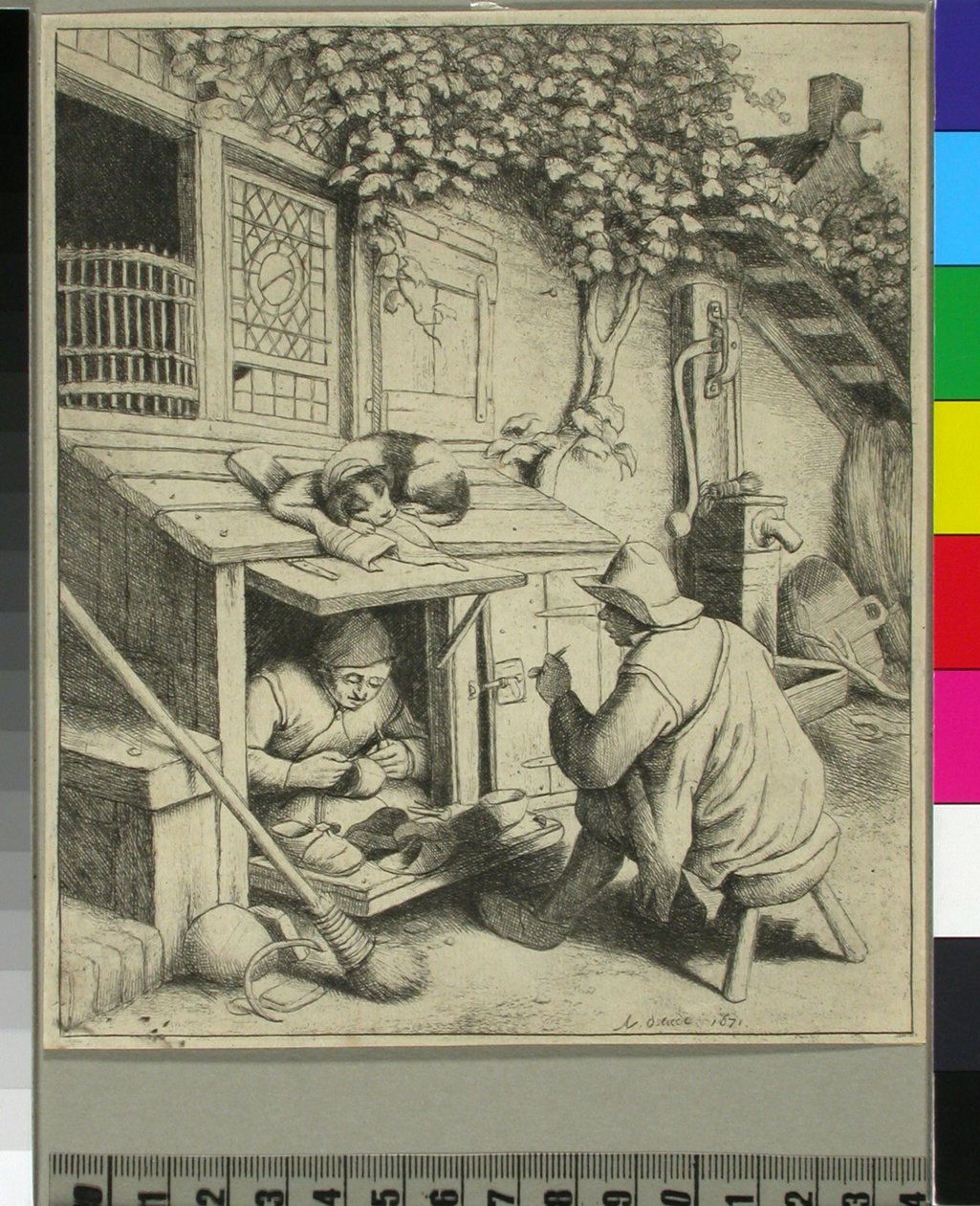 Ohne Titel tekijältä Adriaen van Ostade