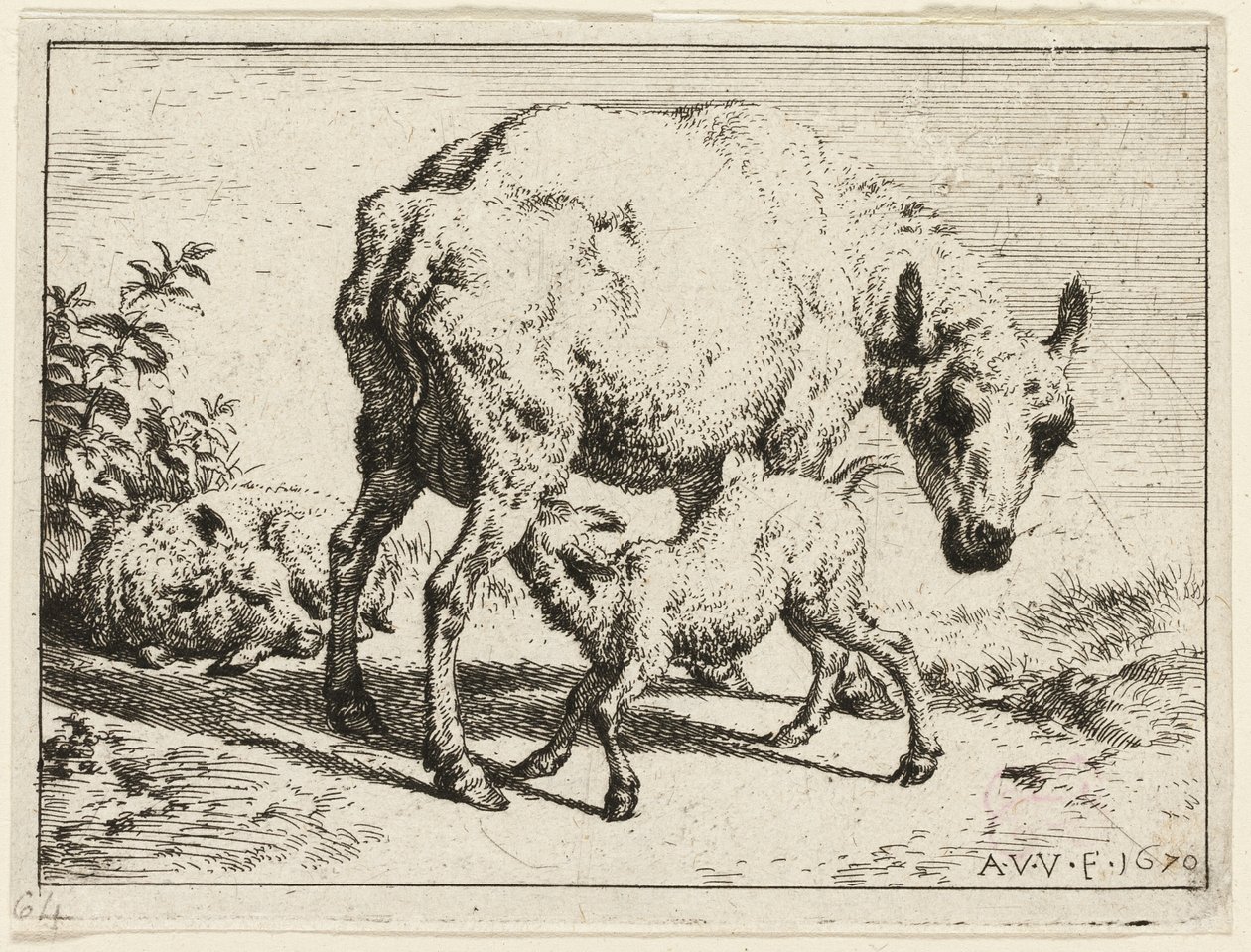 Lammas tekijältä Adriaen van de Velde