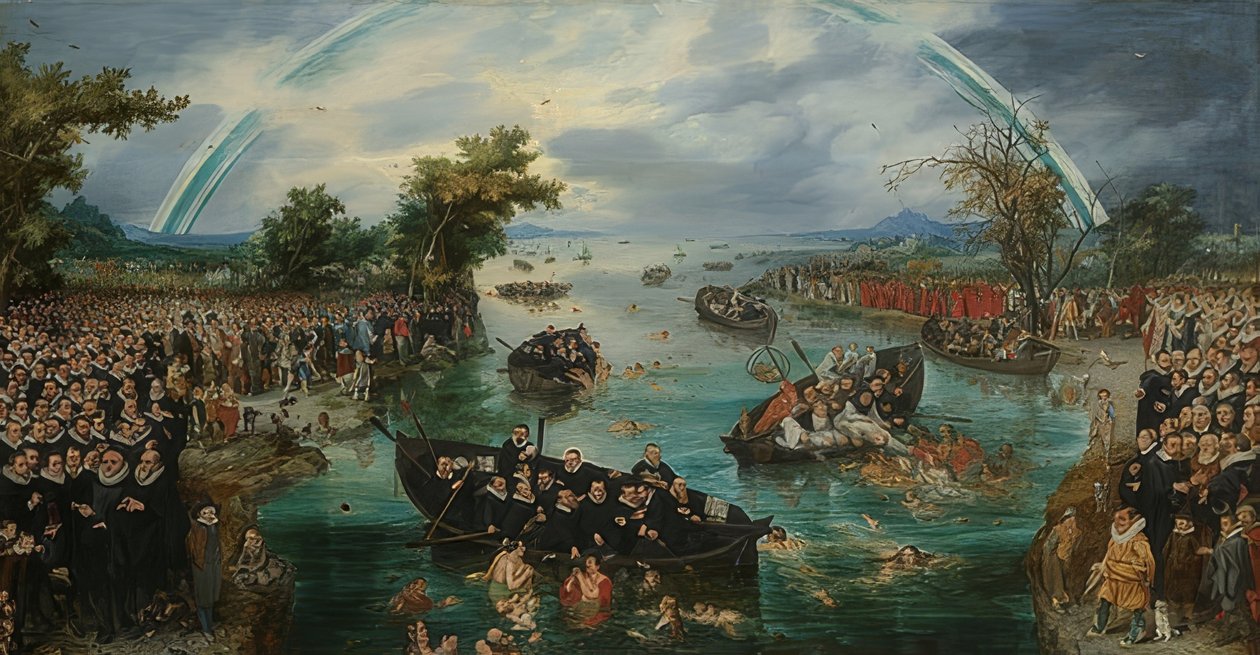 Sielujen kalastaminen. 1614 tekijältä Adriaen van de Venne