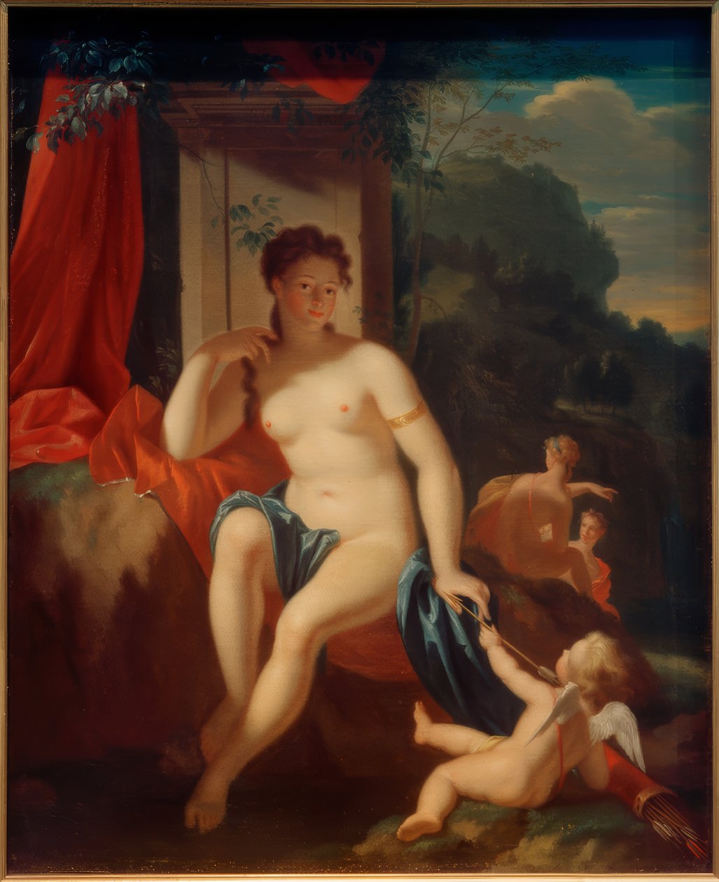 Venus ja Amor tekijältä Adriaen van der Werff