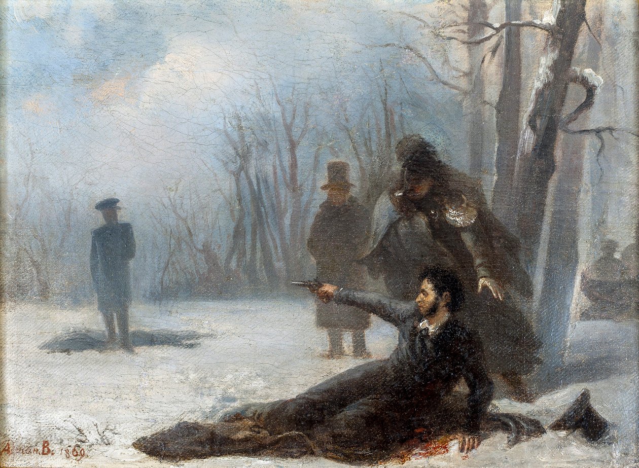 Aleksanteri Pushkinin (1799-1837) viimeinen laukaus - Aleksanteri Pushkinin ja Georges d