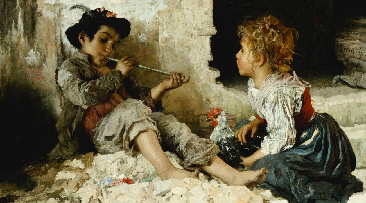 Kiehtonut yleisö, 1876 tekijältä Adriano Bonifazi