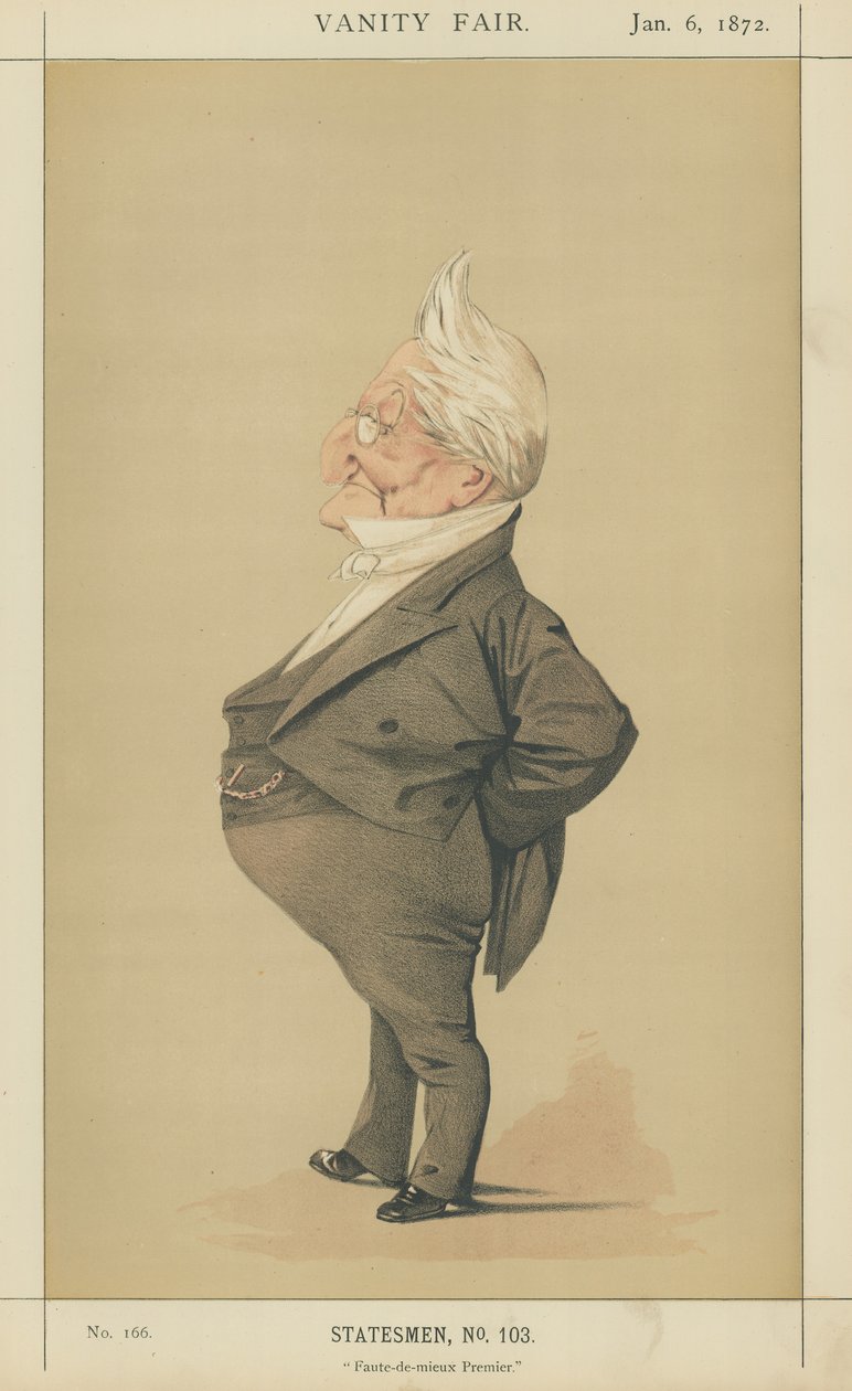 Adolphe Thiers (värilitografia) tekijältä Adriano Cecioni