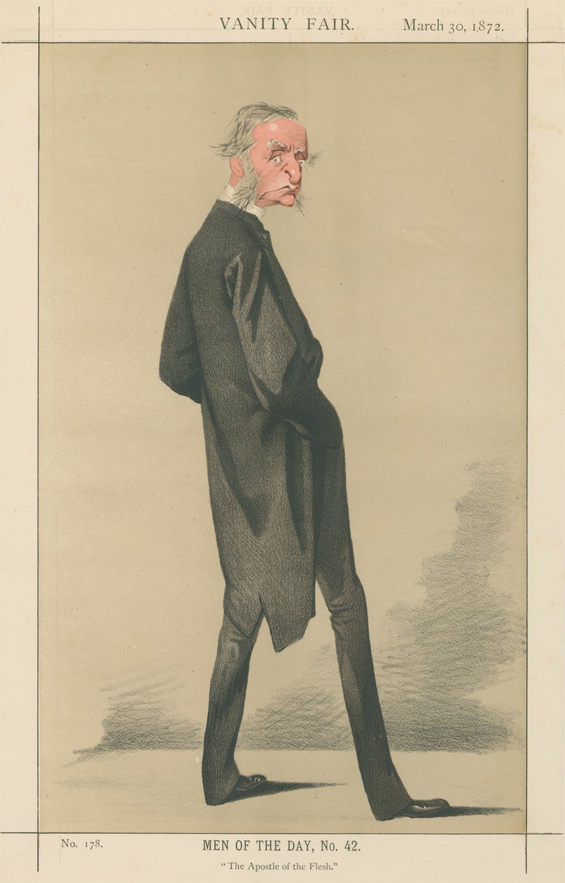 The Apostle of the Flesh, Canon Kingsley (Vanity Fair -sarja) tekijältä Adriano Cecioni