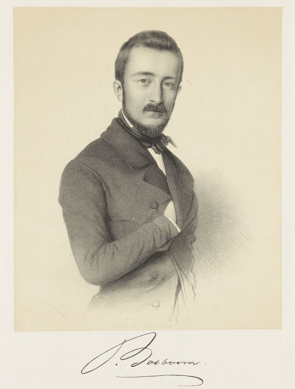 Johannes Bosboomin muotokuva tekijältä Adrianus Johannes Ehnle