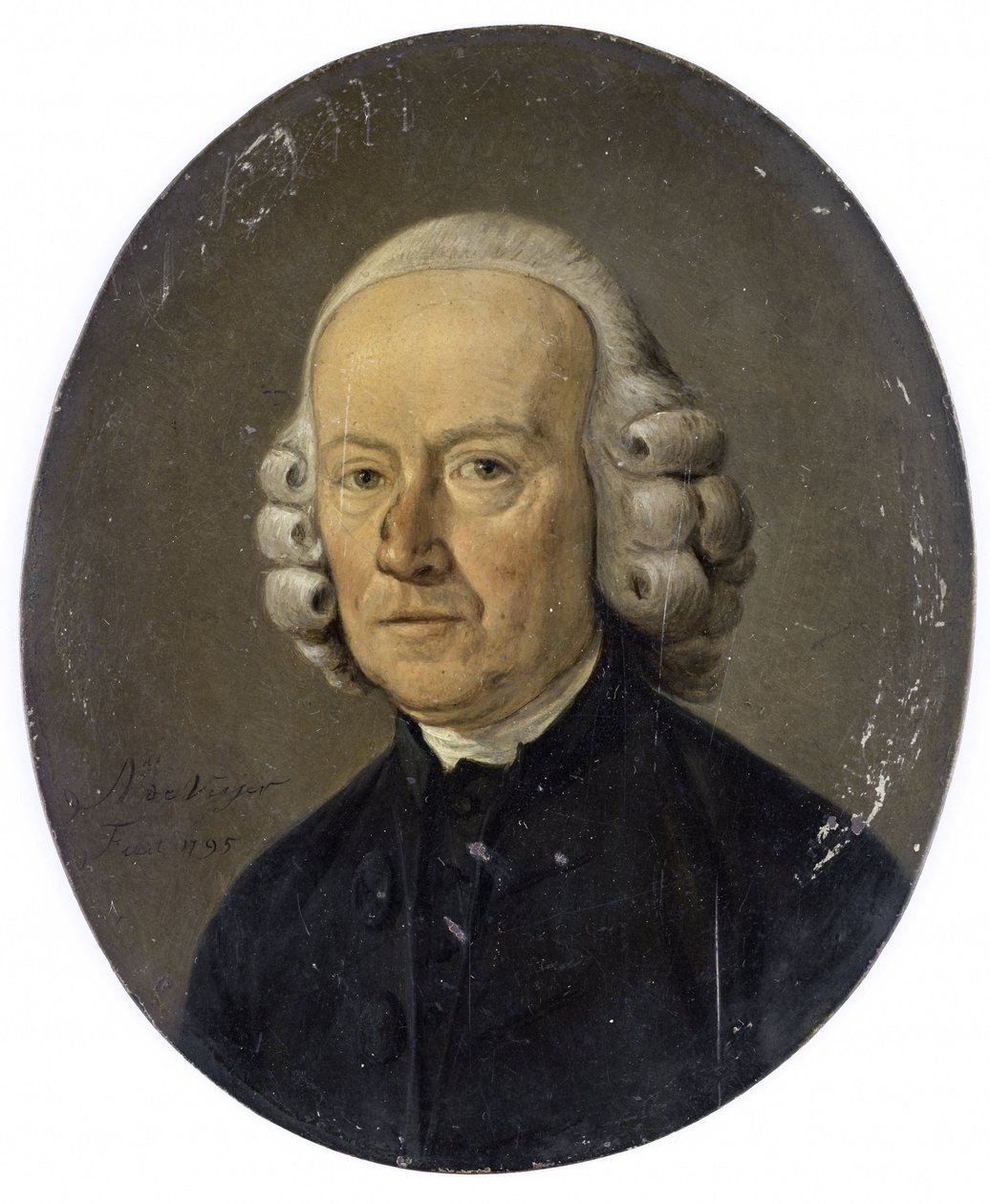 Miehen muotokuva tekijältä Adrianus de Visser