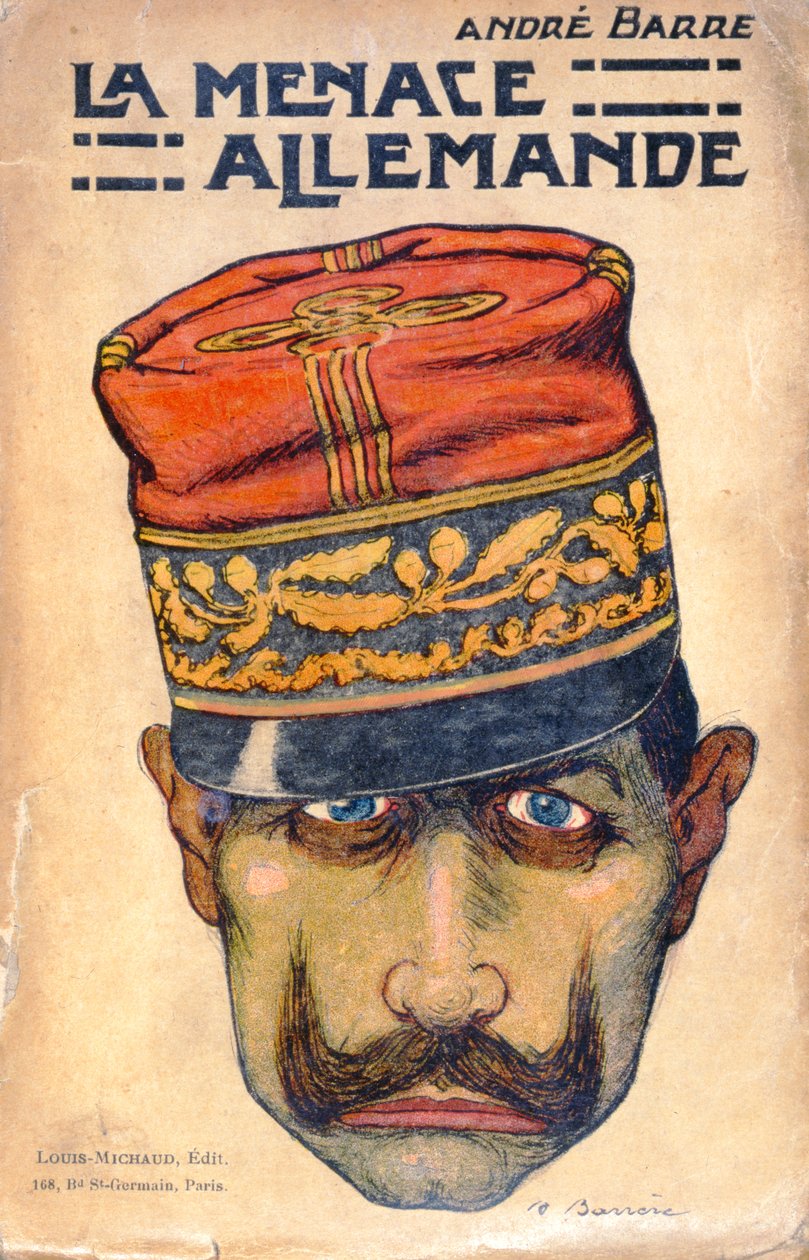 Saksan uhka" Keisari Vilhelm II (1859-1941) noin vuonna 1909. tekijältä Adrien Barrere