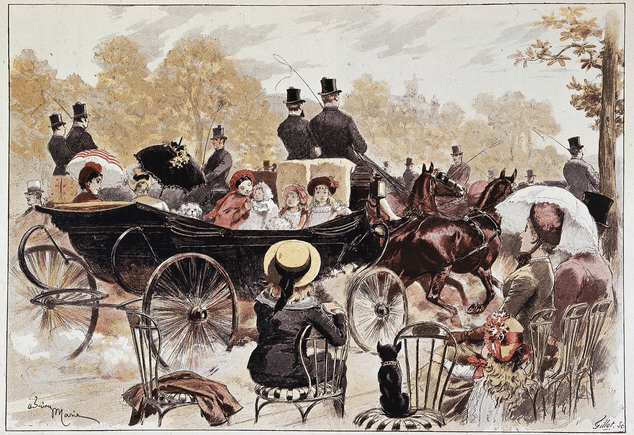 Marien lastenkävely Champs-Elysées