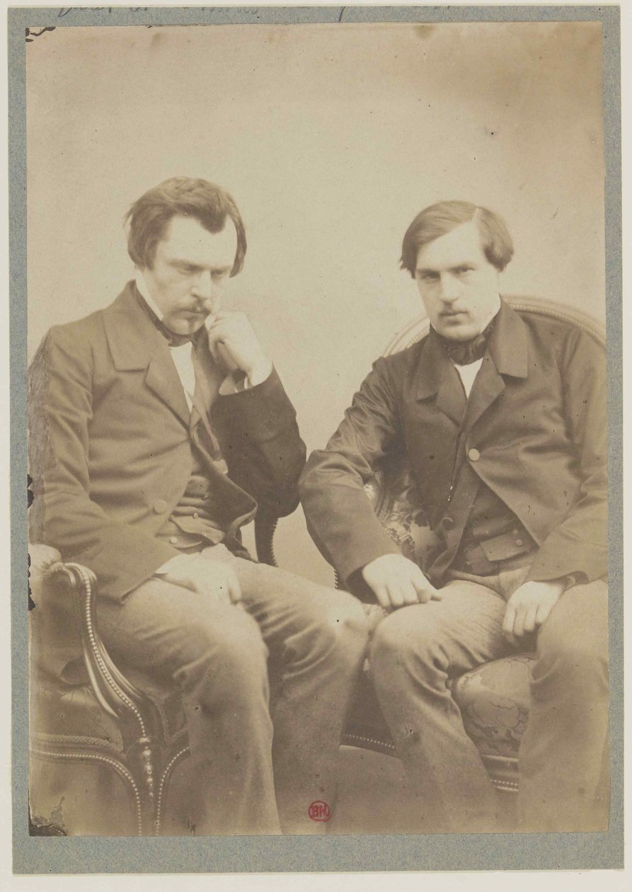 Goncourt veljekset Goncourt veljekset, noin 1855. tekijältä Adrien Tournachon
