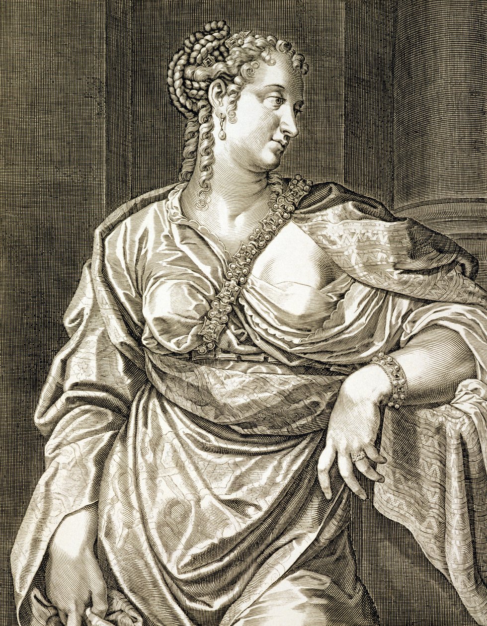 Agrippina Tiberiuksen vaimo tekijältä Aegidius Sadeler or Saedeler