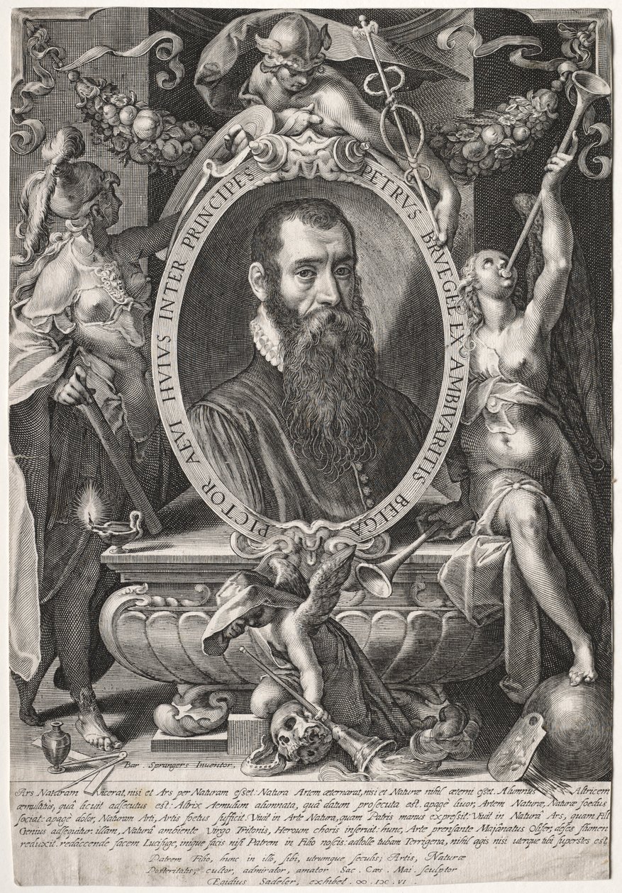 Pieter Brueghel, 1606. tekijältä Aegidius Sadeler or Saedeler