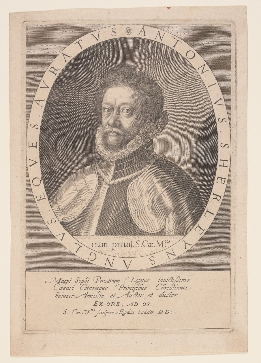 Anton Sherleyns, Persian suurlähettiläs tekijältä Aegidius Sadeler II