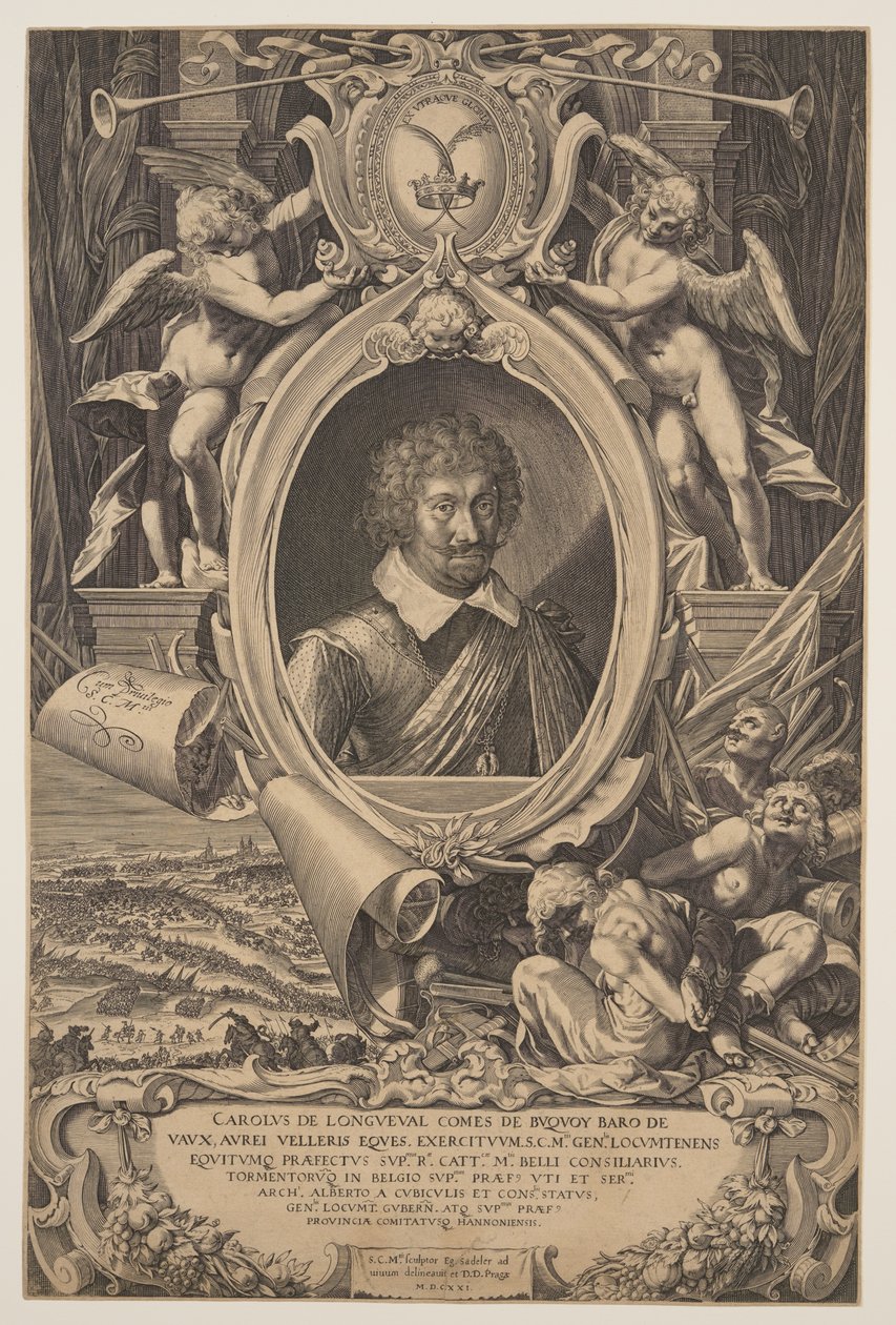Charles Bonaventure de Longueval tekijältä Aegidius Sadeler II