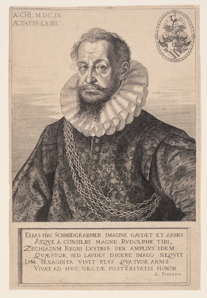 Elias Schmidgrabner, valtiovarainneuvosto tekijältä Aegidius Sadeler II