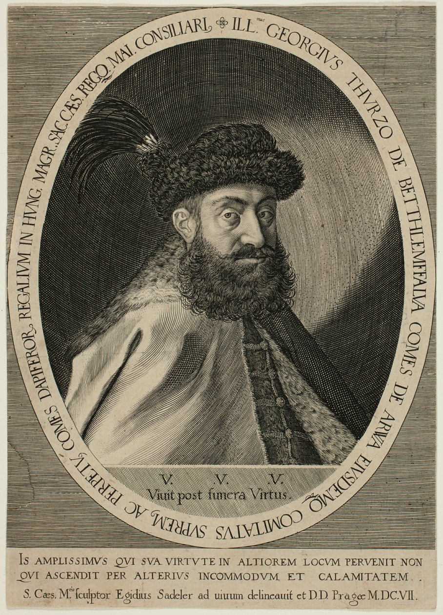 Georg III Bethlendorfin Thurzo tekijältä Aegidius Sadeler II