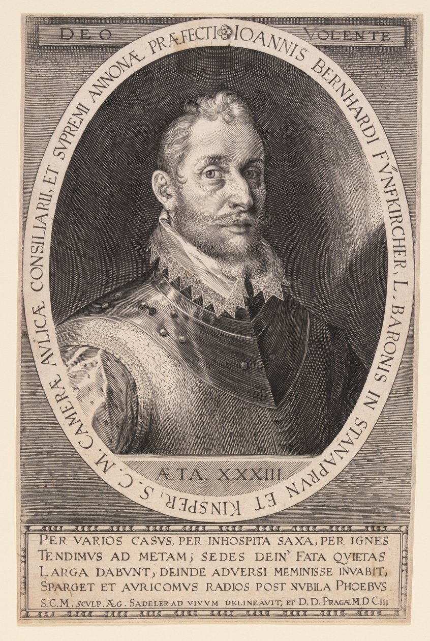 Johannes Bernhardt Fünfkircher, Stanaprunin vapaaherra tekijältä Aegidius Sadeler II