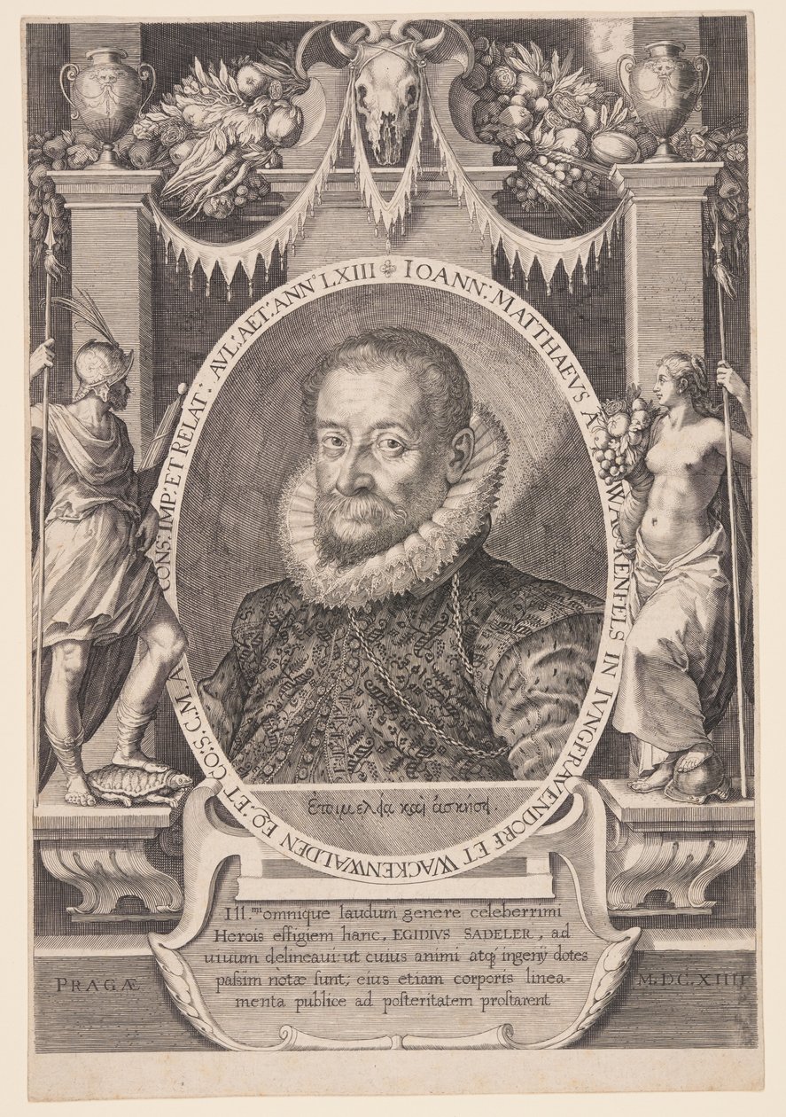 Johannes Matthaeus Wacker von Wackenfels, diplomaatti tekijältä Aegidius Sadeler II