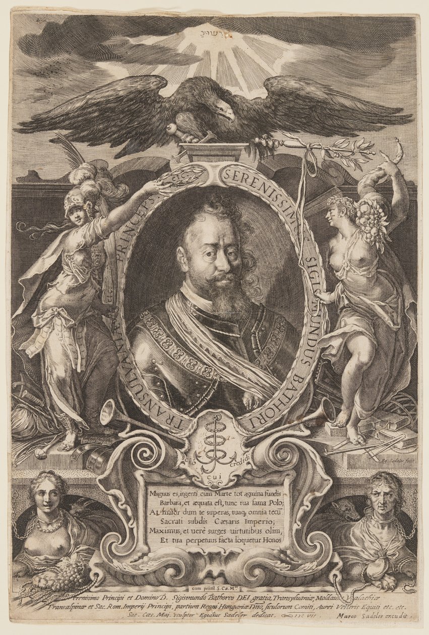 Sigismund Bathori, Transilvanian prinssi tekijältä Aegidius Sadeler II