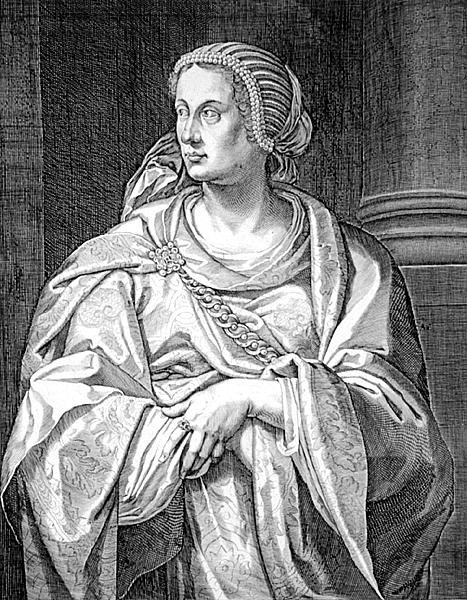 Albia Terenta, Othon äiti (kaiverrus) tekijältä Aegidius Sadeler or Saedeler