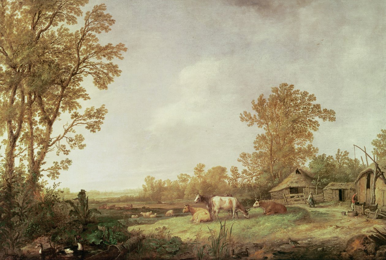 Maatilatilan kohtaus tekijältä Aelbert Cuyp