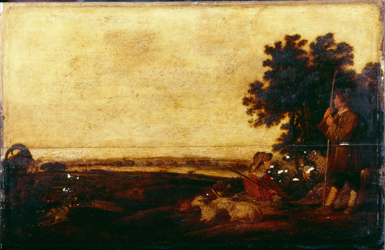 Maisema paimenten kanssa tekijältä Aelbert Cuyp