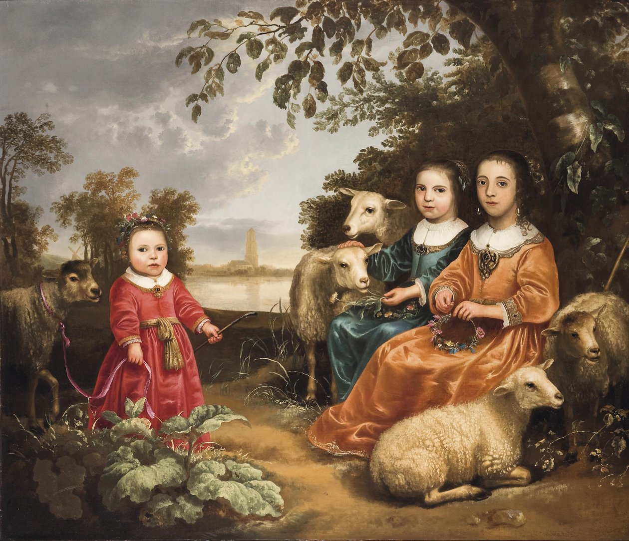 Mädchen einer Landschaftissa tekijältä Aelbert Cuyp