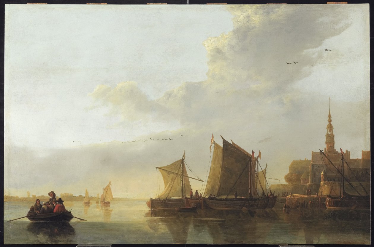 Näkymä Dordrechtiin, n. 1655 tekijältä Aelbert Cuyp