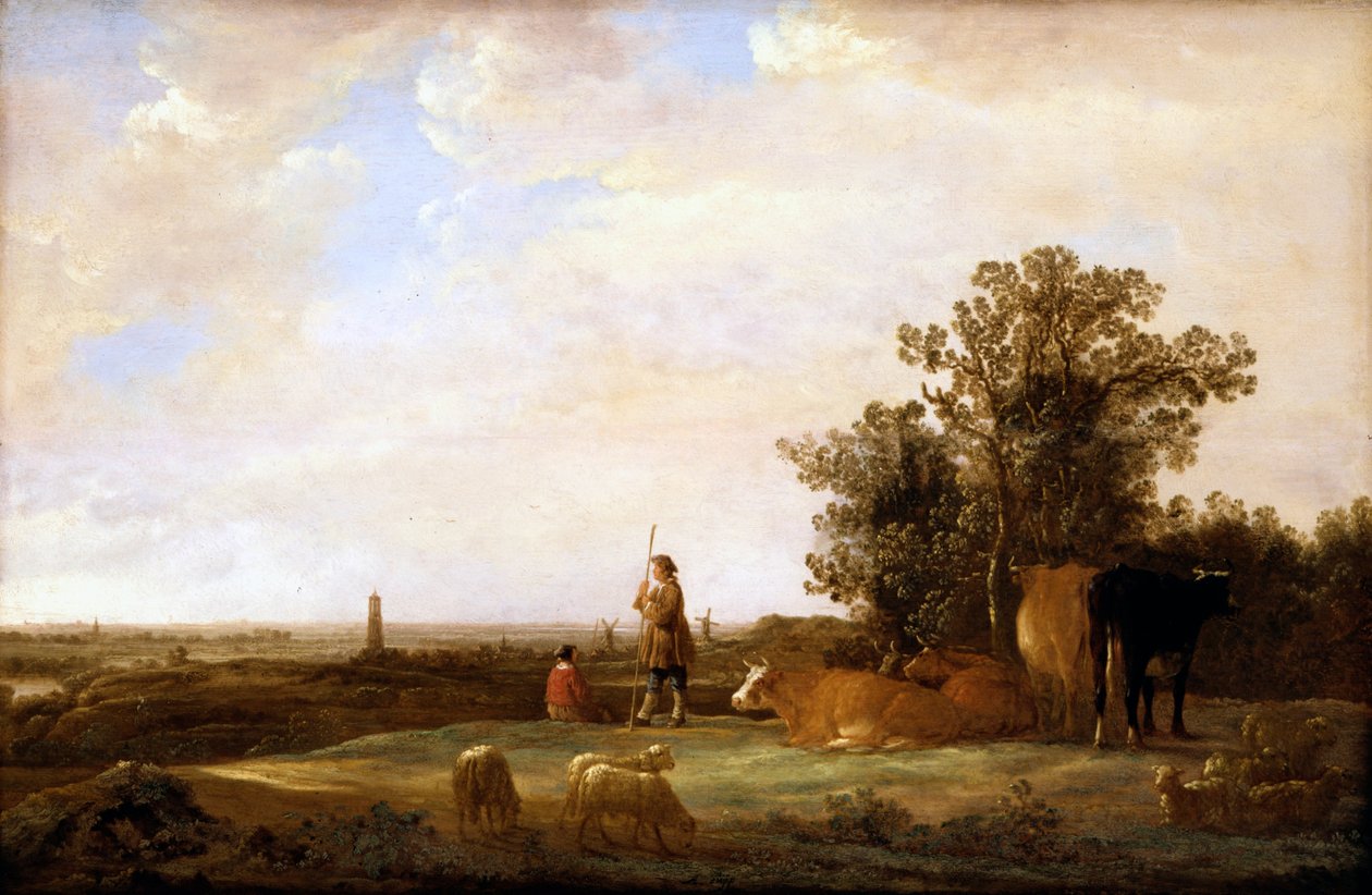 Näkymä tasangolla tekijältä Aelbert Cuyp