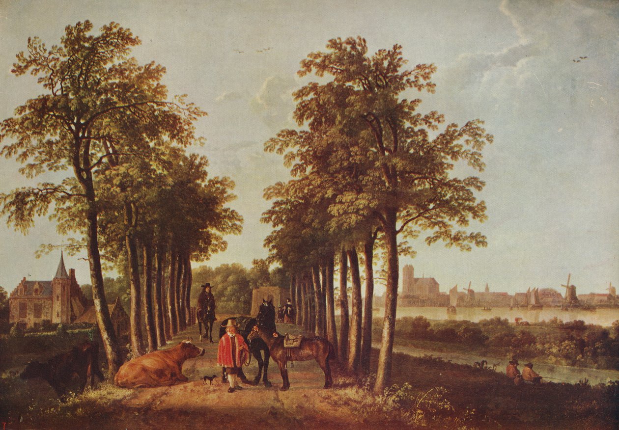 Avenue at Merdervort, c1650-1652, c1915 tekijältä Aelbert Cuyp