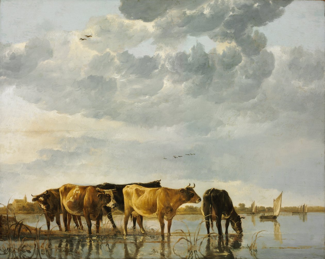 Karja vedessä tekijältä Aelbert Cuyp