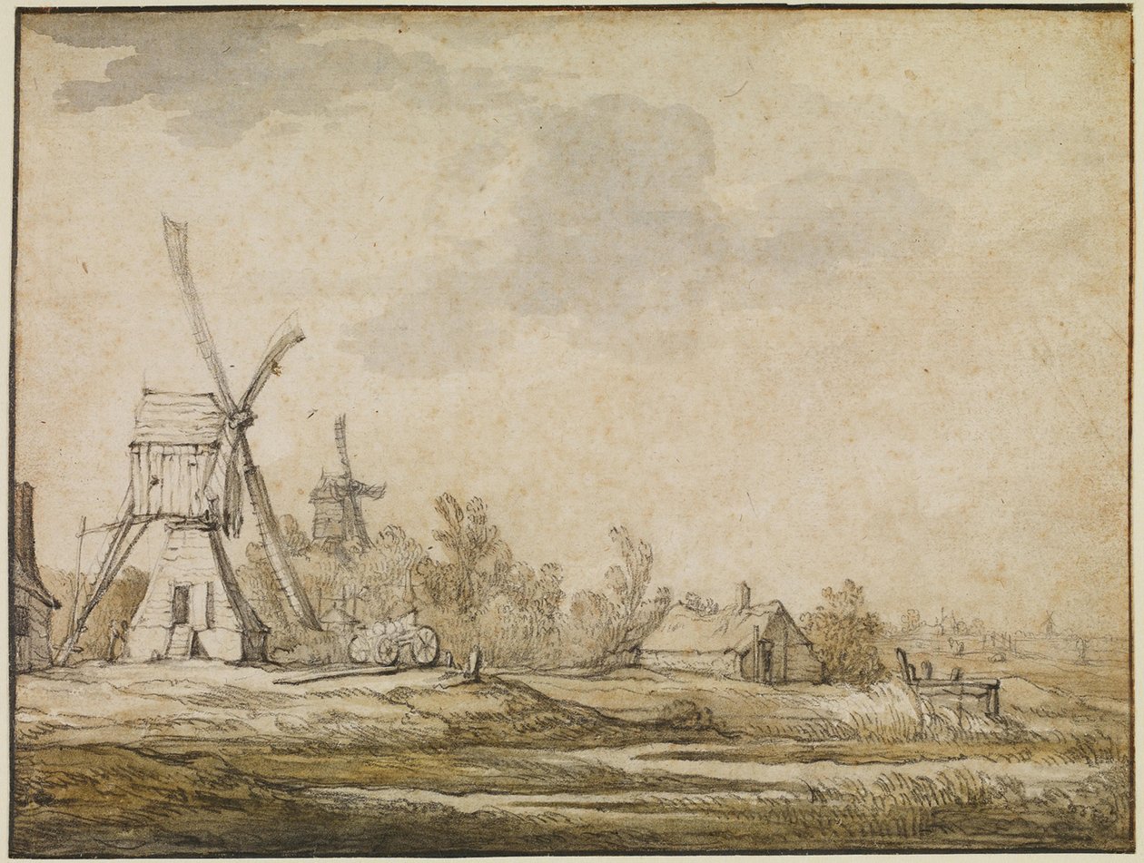 Maisema myllyineen tekijältä Aelbert Cuyp