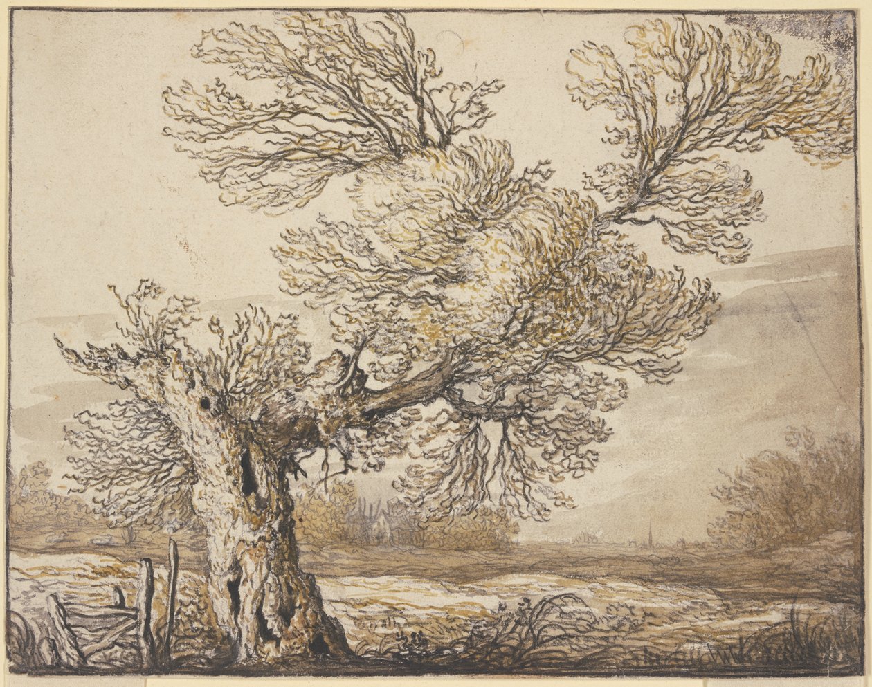 Maisema lähellä Dordrechtia tekijältä Aelbert Cuyp