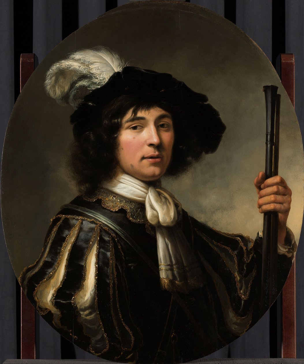 Nuoren miehen muotokuva, mahdollisesti Jacob Francken (1627-1656 jälkeen) tekijältä Aelbert Cuyp
