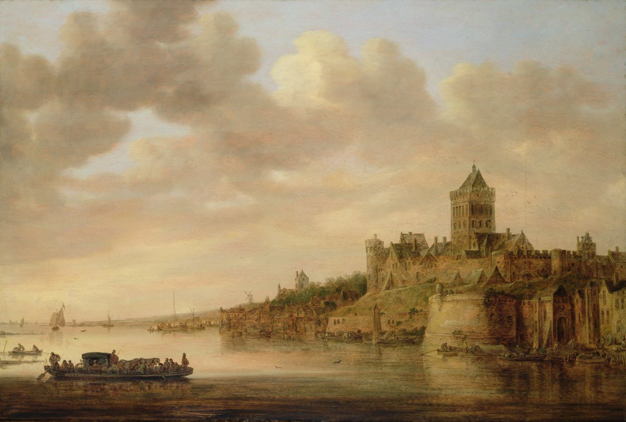 Valkhof Nijmegenissä, 1650 tekijältä Aelbert Cuyp