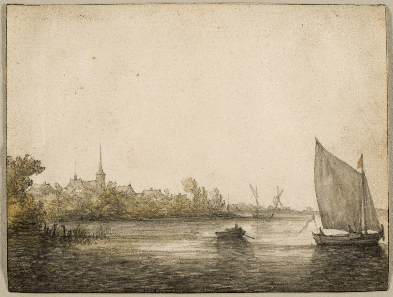 Näkymä IJsselmondesta Uuden Maasin toisella puolella, n. 1640 tekijältä Aelbert Cuyp