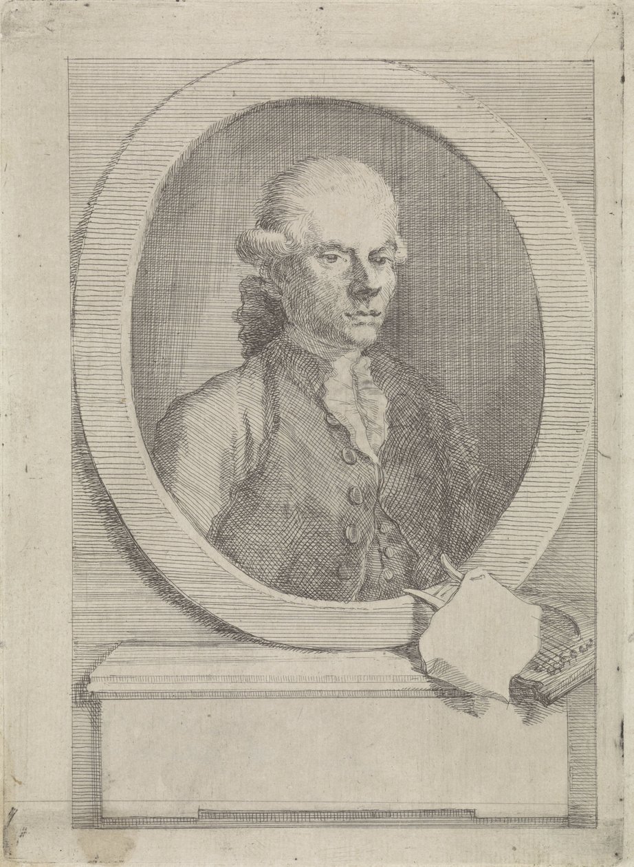 Jan van Osin muotokuva tekijältä Aert Schouman