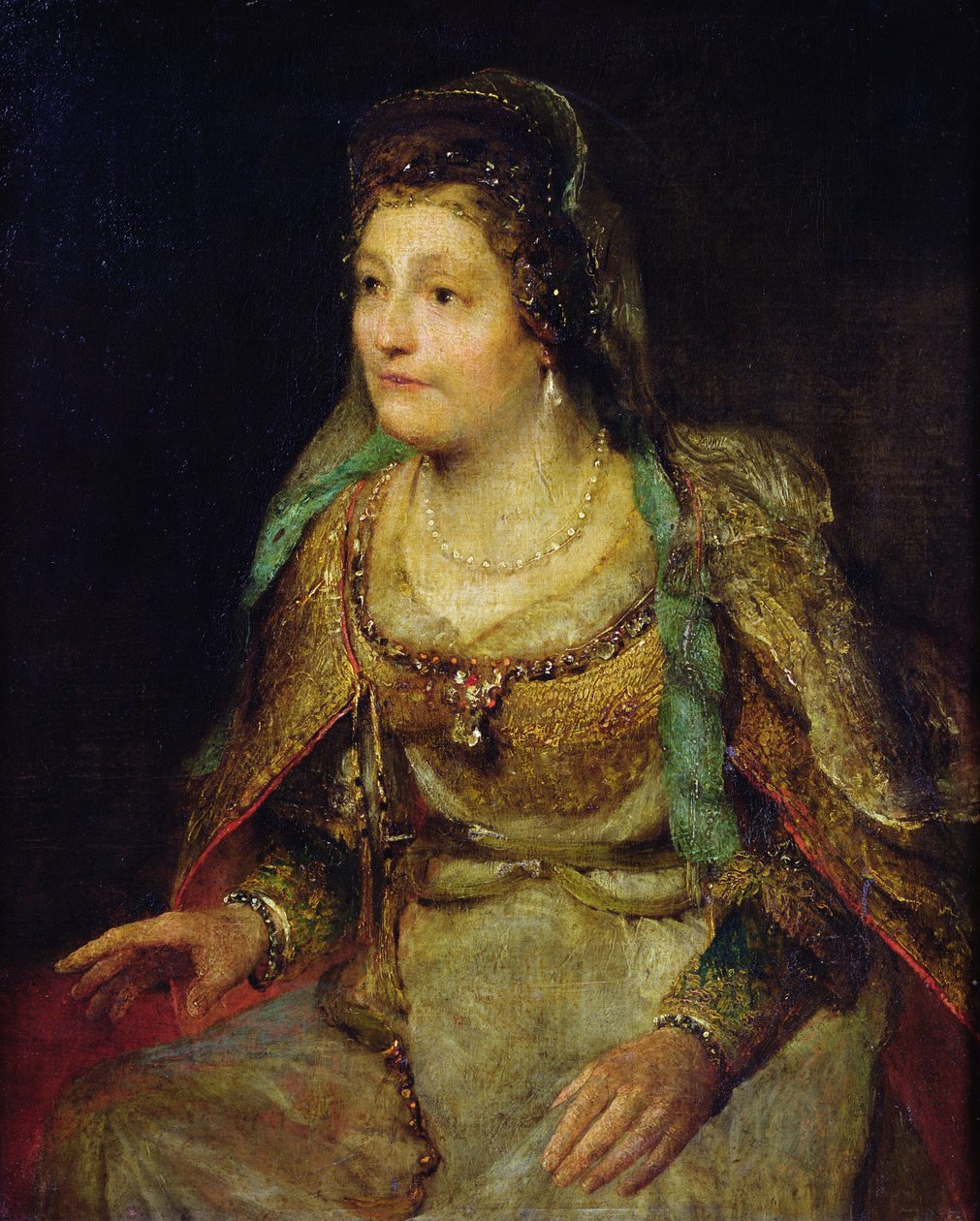 Naishahmo, n. 1680-1690 tekijältä Aernt de Gelder