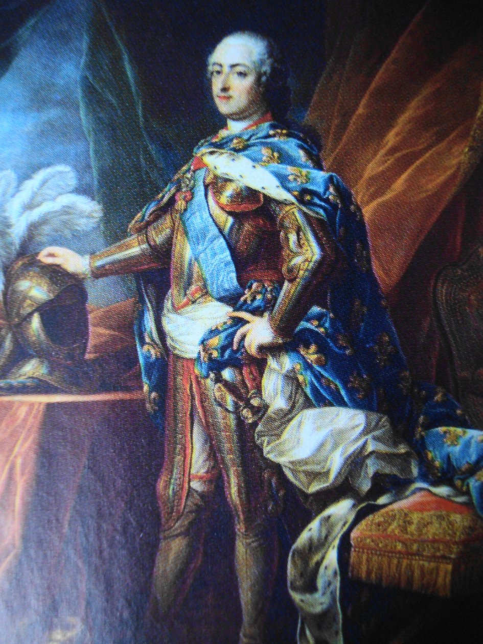 Muotokuva Ranskan Ludvig XV:stä (1710-1774) tekijältä Charles Amedee Philippe van Loo