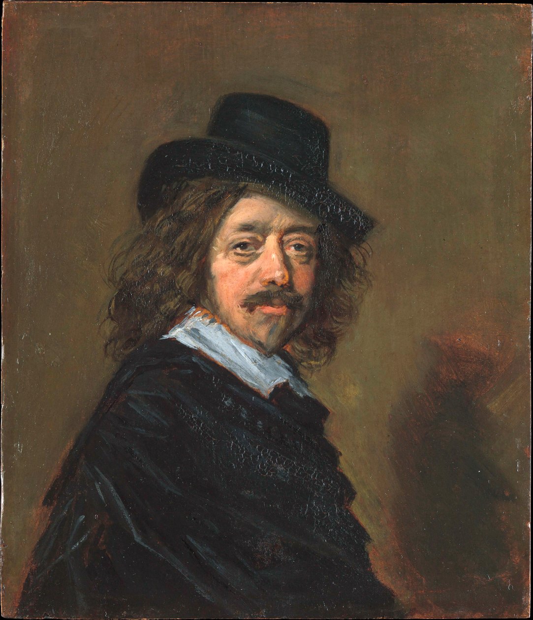 Portret van Frans Hals (1582-1666) tekijältä After Frans Hals