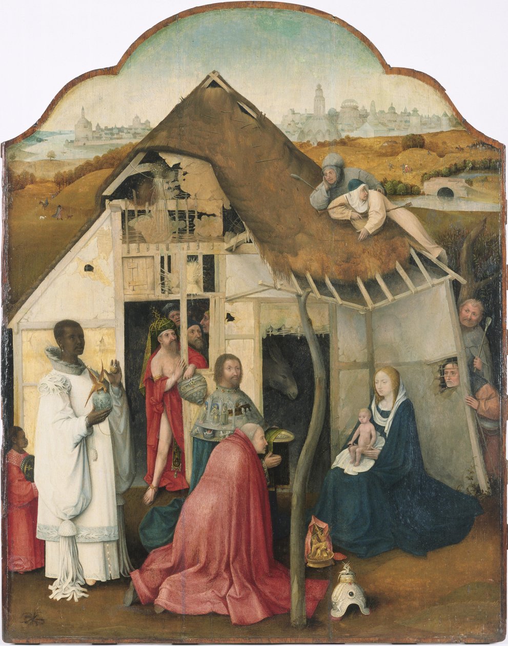 Maagien palvonta tekijältä After Hieronymus Bosch