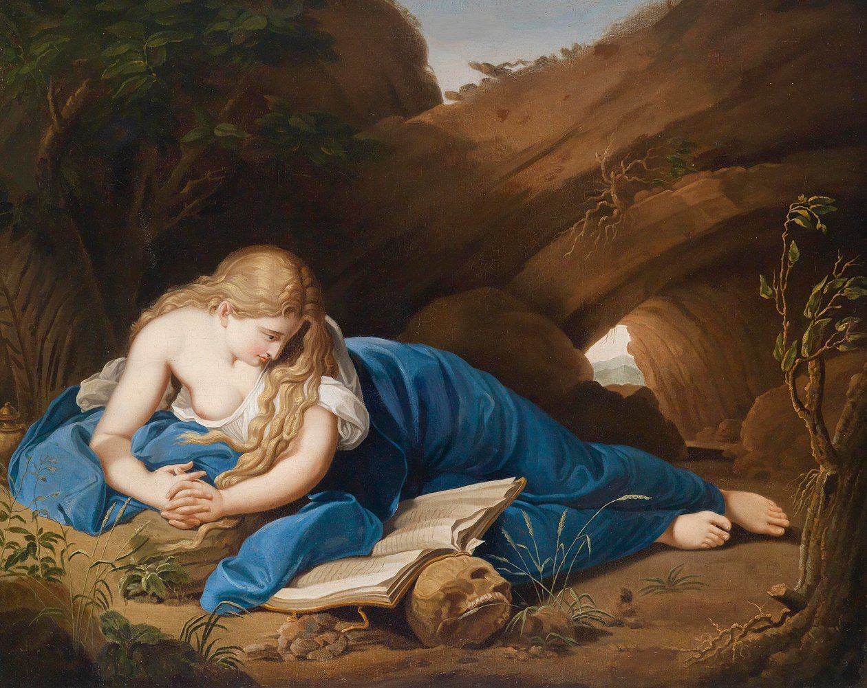 Die büßende Magdalena tekijältä Pompeo Batoni
