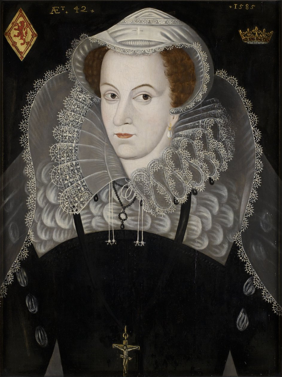 Skotlannin kuningattaren Marian muotokuva (1542-1587) tekijältä After Rowland Lockley