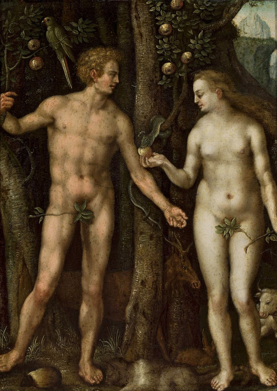 Puola:  Adam i Ewa Aatami ja Eeva tekijältä After Albrecht Dürer