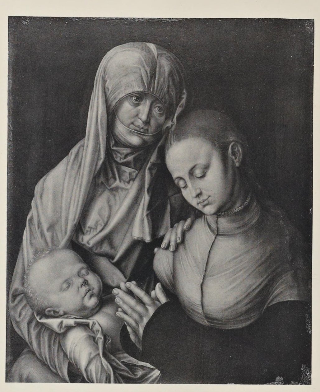 Neitsyt ja lapsi sekä Pyhä Anna. tekijältä After Albrecht Dürer