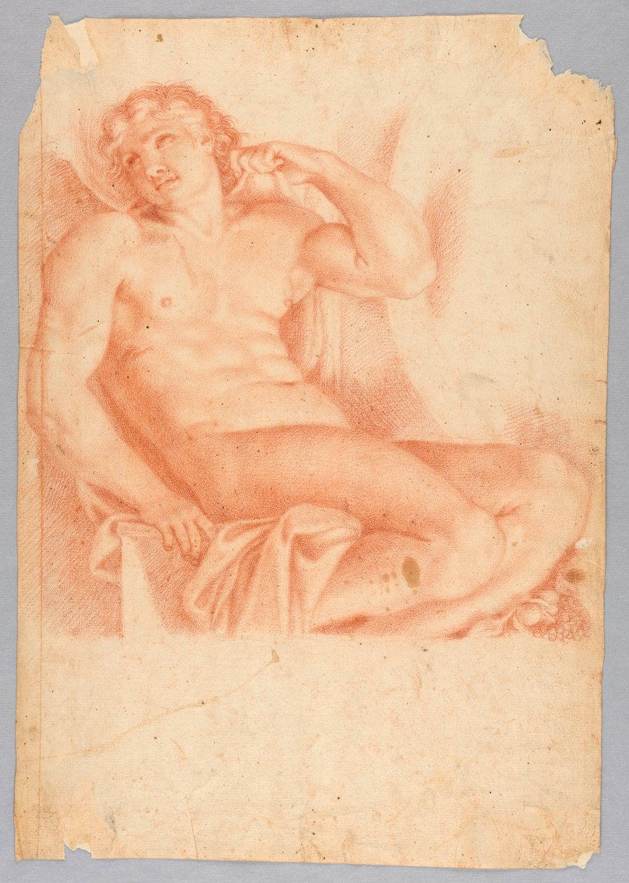 Heron ja Leanderin orja Galleria Farnesessa Annibale Carraccin jälkeen tekijältä After Annibale Carracci