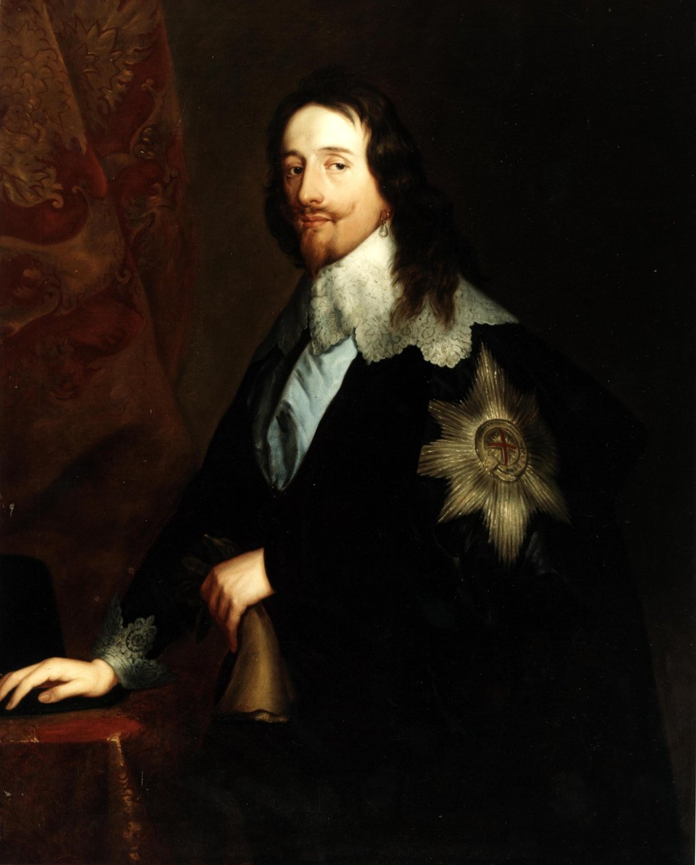 Kuningas Kaarle I:n muotokuva (1600-1649) tekijältä after Anthony van Dyck